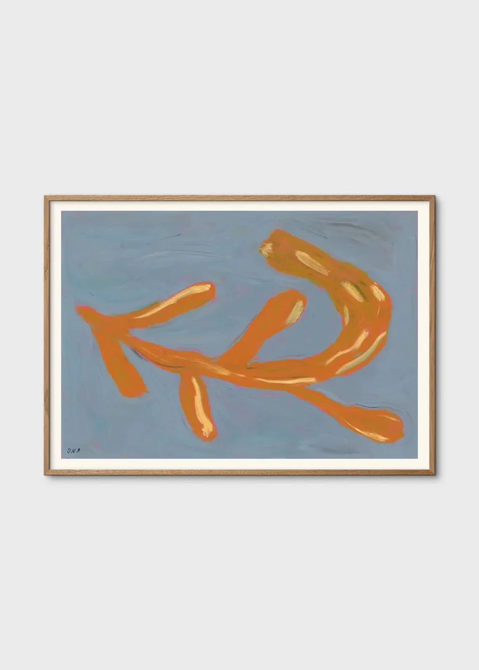 The Poster Club Orange gren Poster 30x40 cm botanisch orange