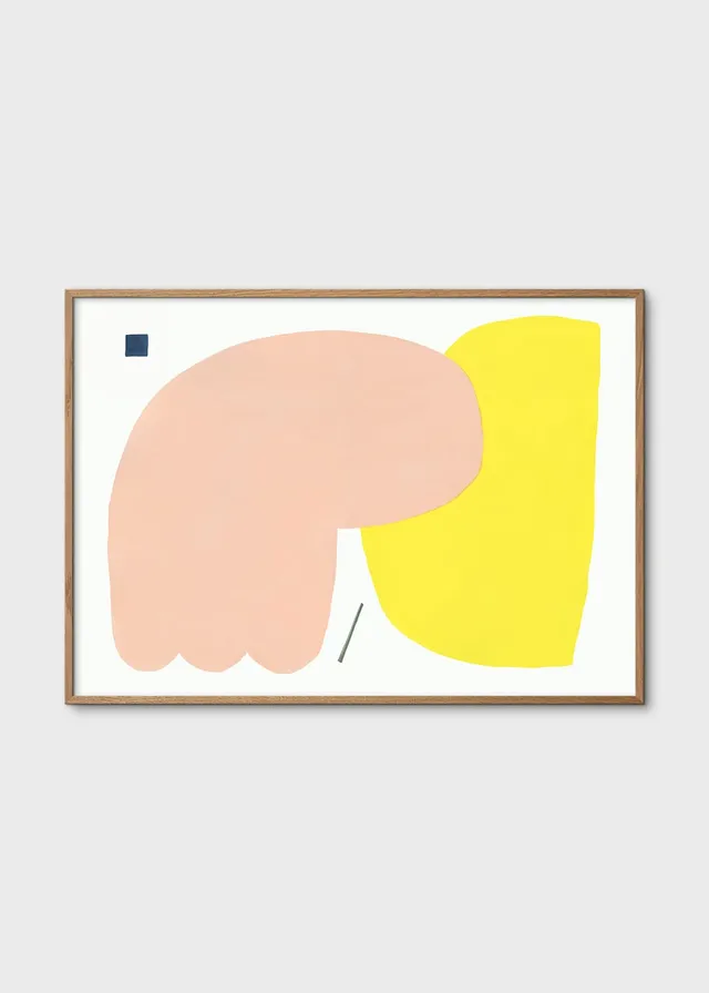 The Poster Club Warm Sad Poster 30x40 abstrakt rosa