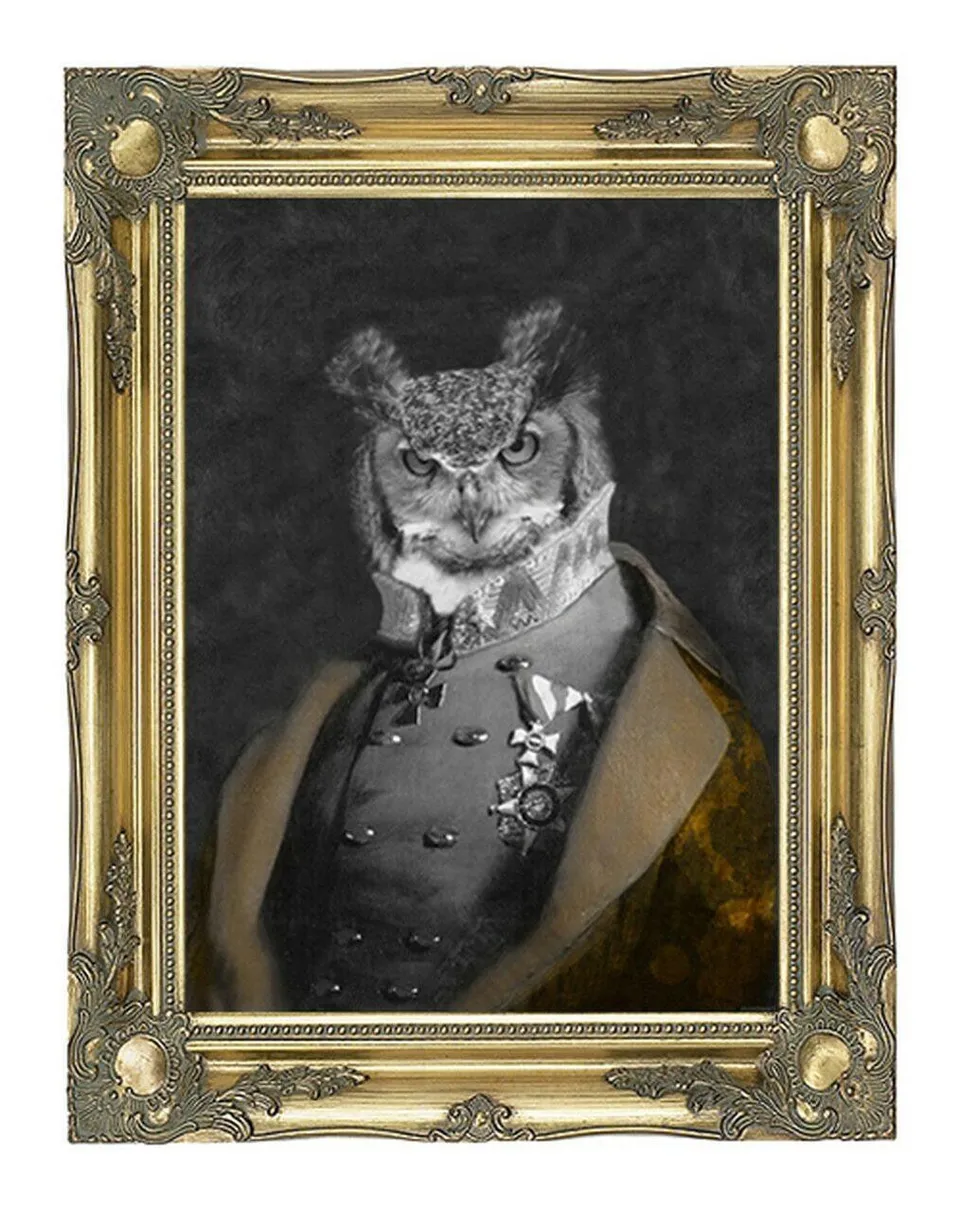 Mineheart Grandfather Olaf Gold Edition Leinwandbild 66x81cm