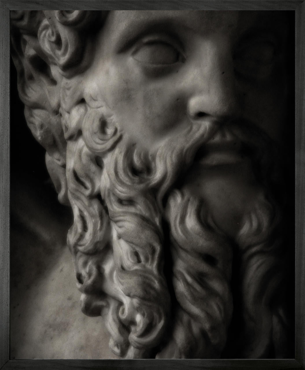 Mineheart Wall Art Statuesque 10 Leinwandbild Schwarz 40x50