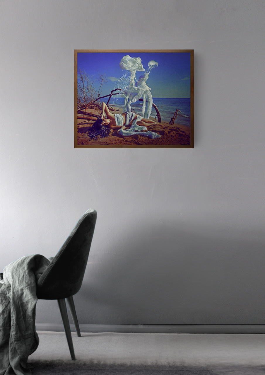 Mineheart In The Morning They Arise Leinwand 20 x 30 cm Meer