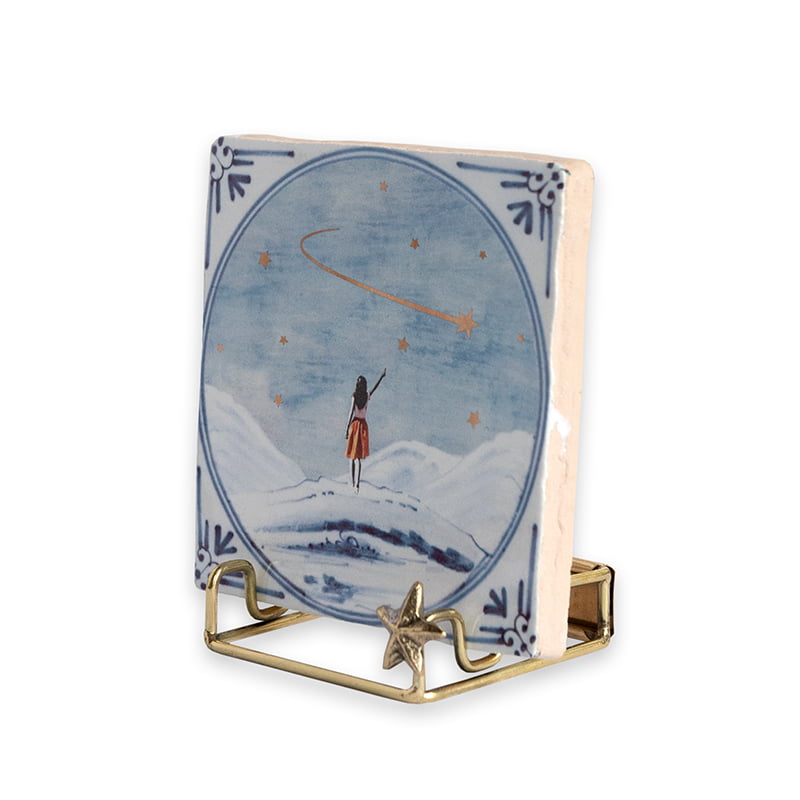 Storytiles Tile Holders Golden Holdie Star Fliesenhalter Gold Stern
