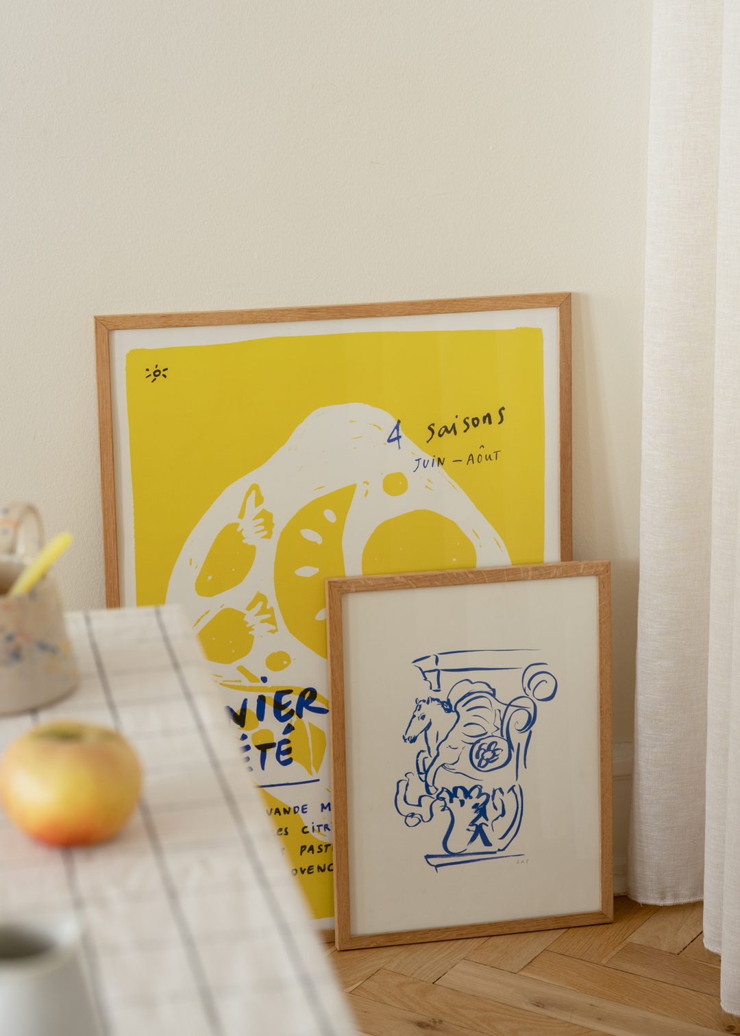 The Poster Club Perfect Match Pair No. 028 Poster Set gelb