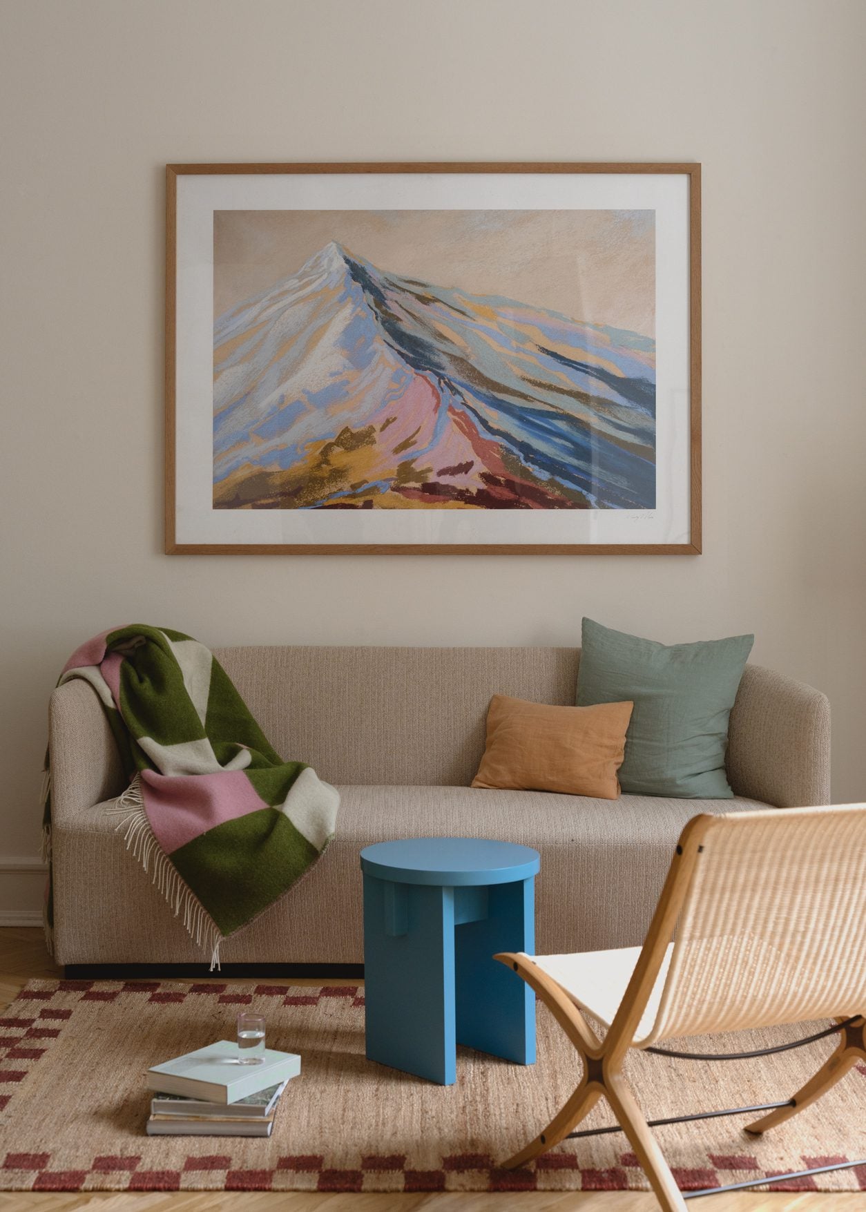 The Poster Club Velvet Peak III Poster A4 Landschaft