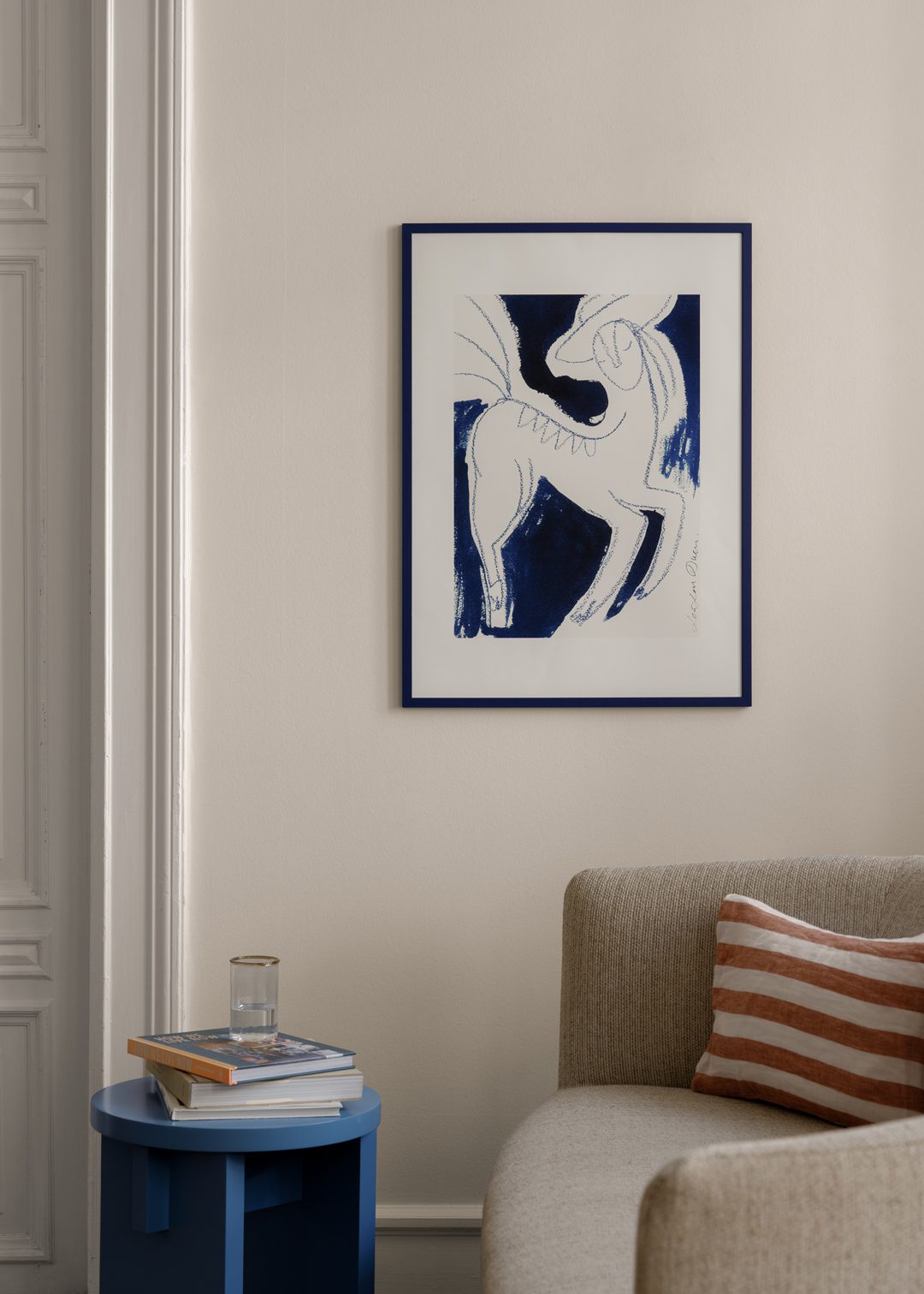 The Poster Club Rêve in Bleu Poster 30x40 cm blau