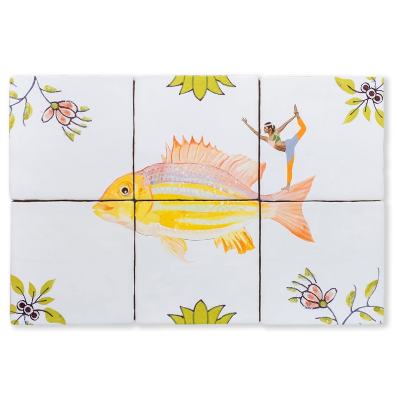 Storytiles Tile Tableaus In de Flow Wandfliese S Yoga Balance