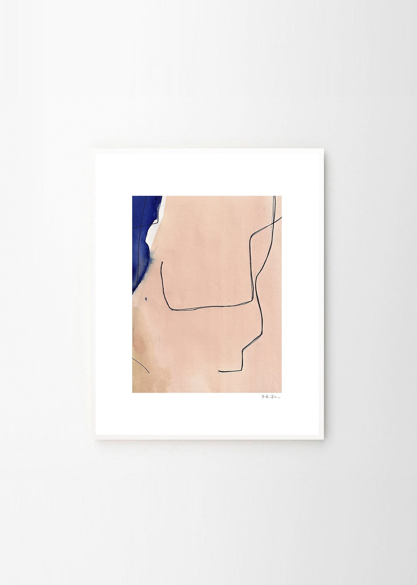 The Poster Club Dove 01 Poster 30x40 cm abstrakt blau