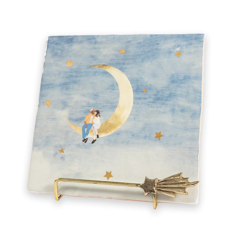 Storytiles Tile Holders Golden Stand Shooting Star Ständer