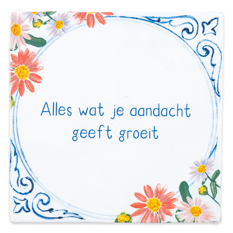 StoryTiles Delft Blue Floral Delft Blue Fliese 10x10 cm personalisiert