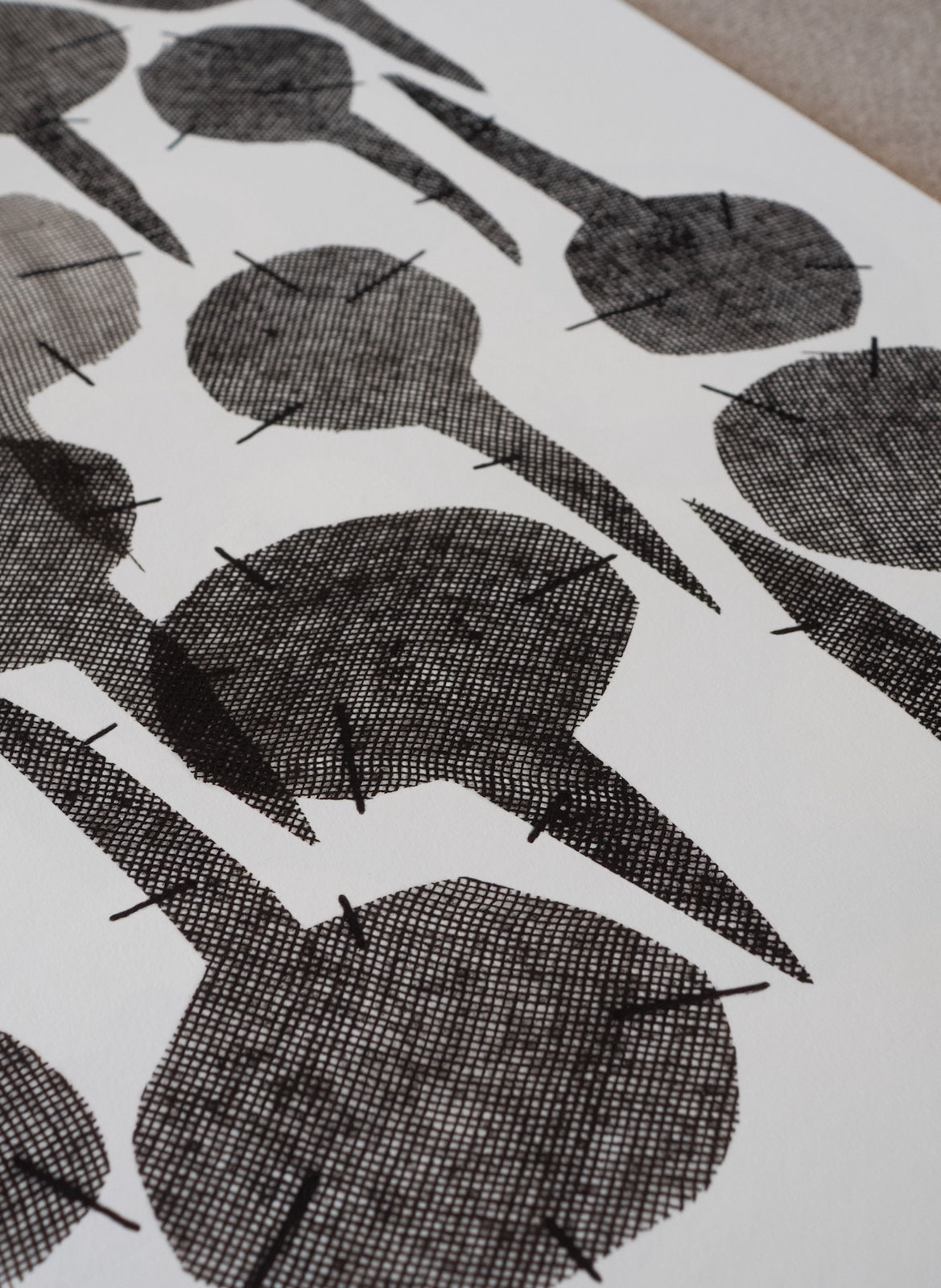 The Poster Club No. 181 Poster 30x40 cm grau abstrakt