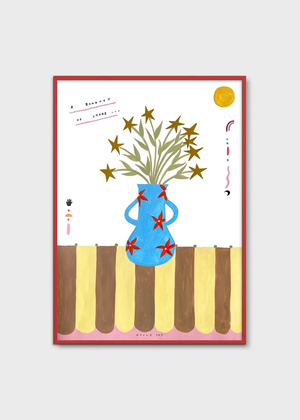 The Poster Club A Bouquet of Stars Poster 30x40 cm bunt