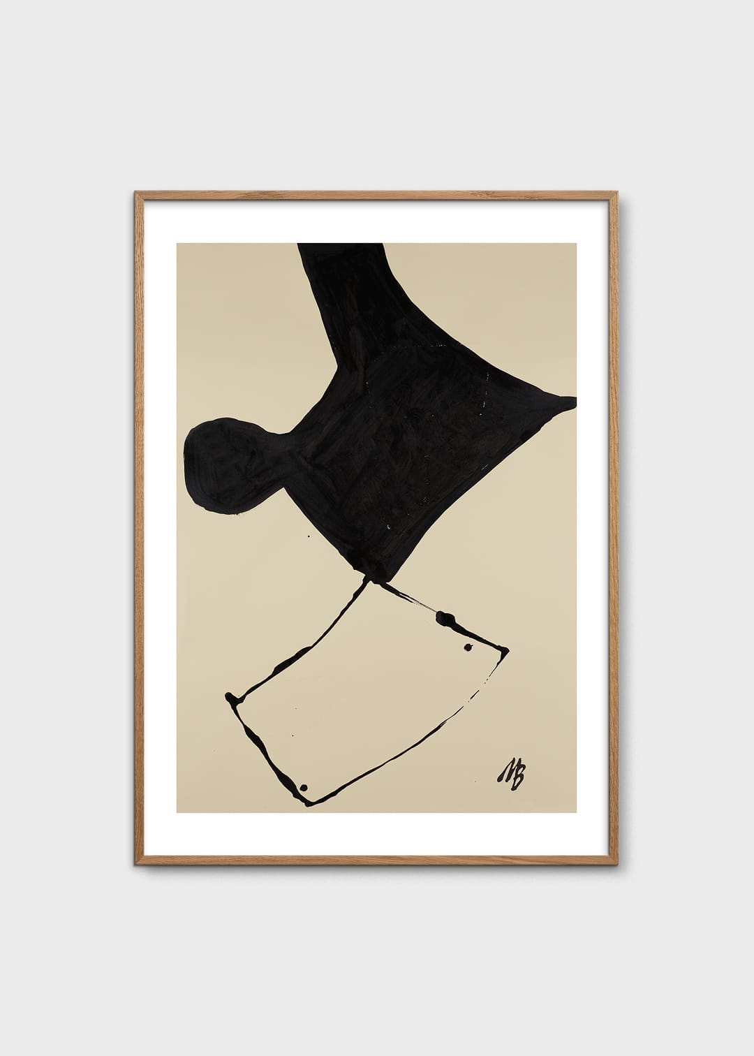 The Poster Club My Patch Kunstdruck 30x40 cm beige