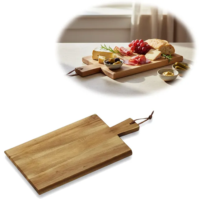 LS-LebenStil Griffbrett Akazie 29cm eckig Servierbrett