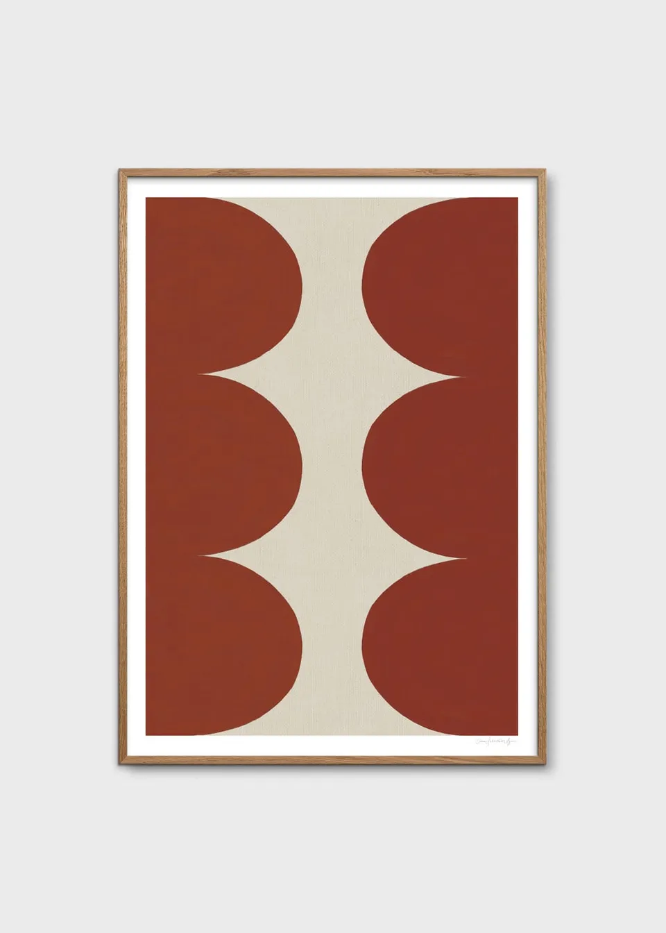 The Poster Club Art Prints Santa Fe Poster 50x70 cm beige