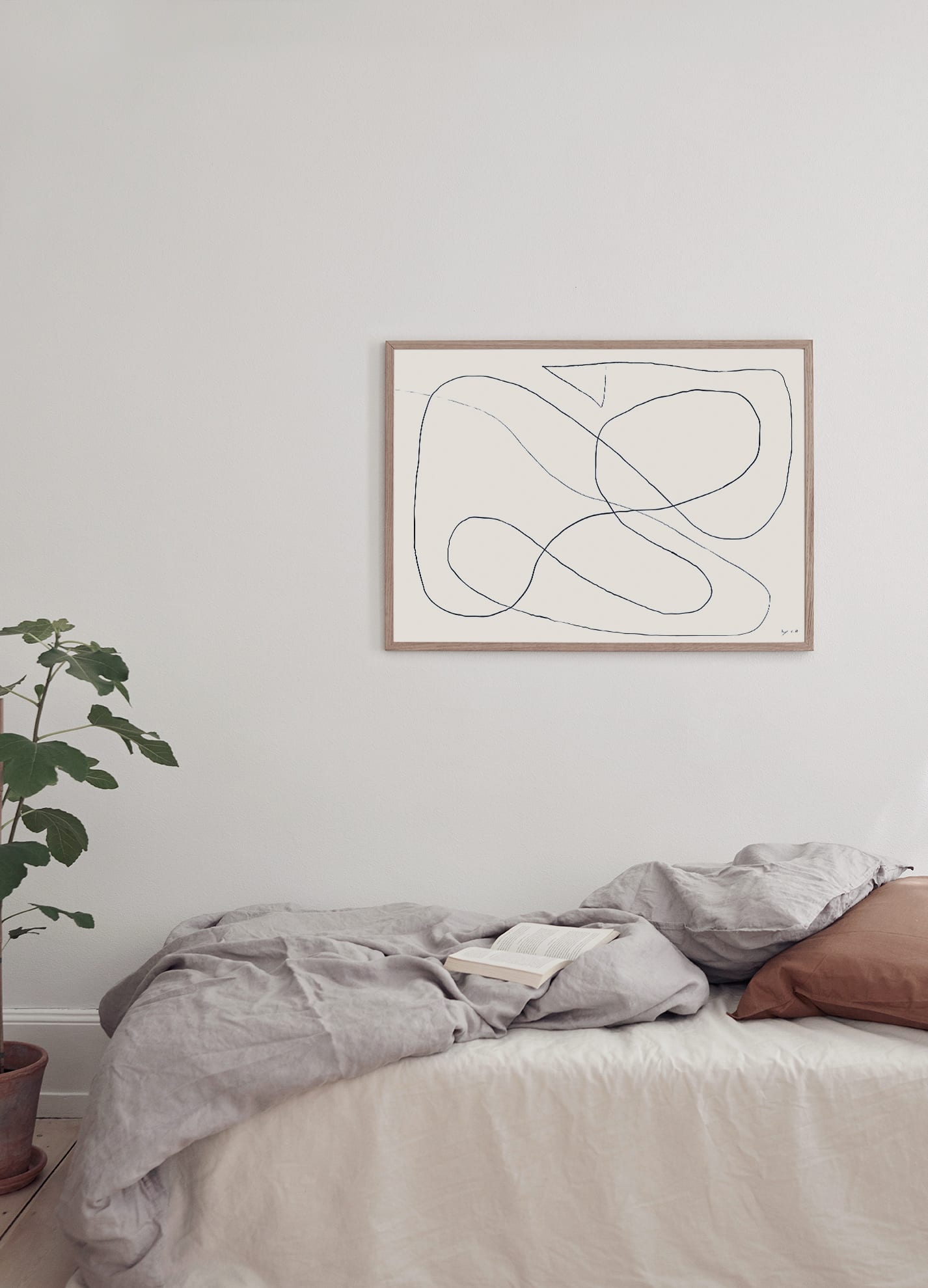 The Poster Club Art Prints Figure 02 Poster 30x40 cm beige