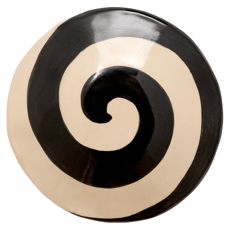 The Poster Club Centering Wandrelief 27x27 cm schwarz
