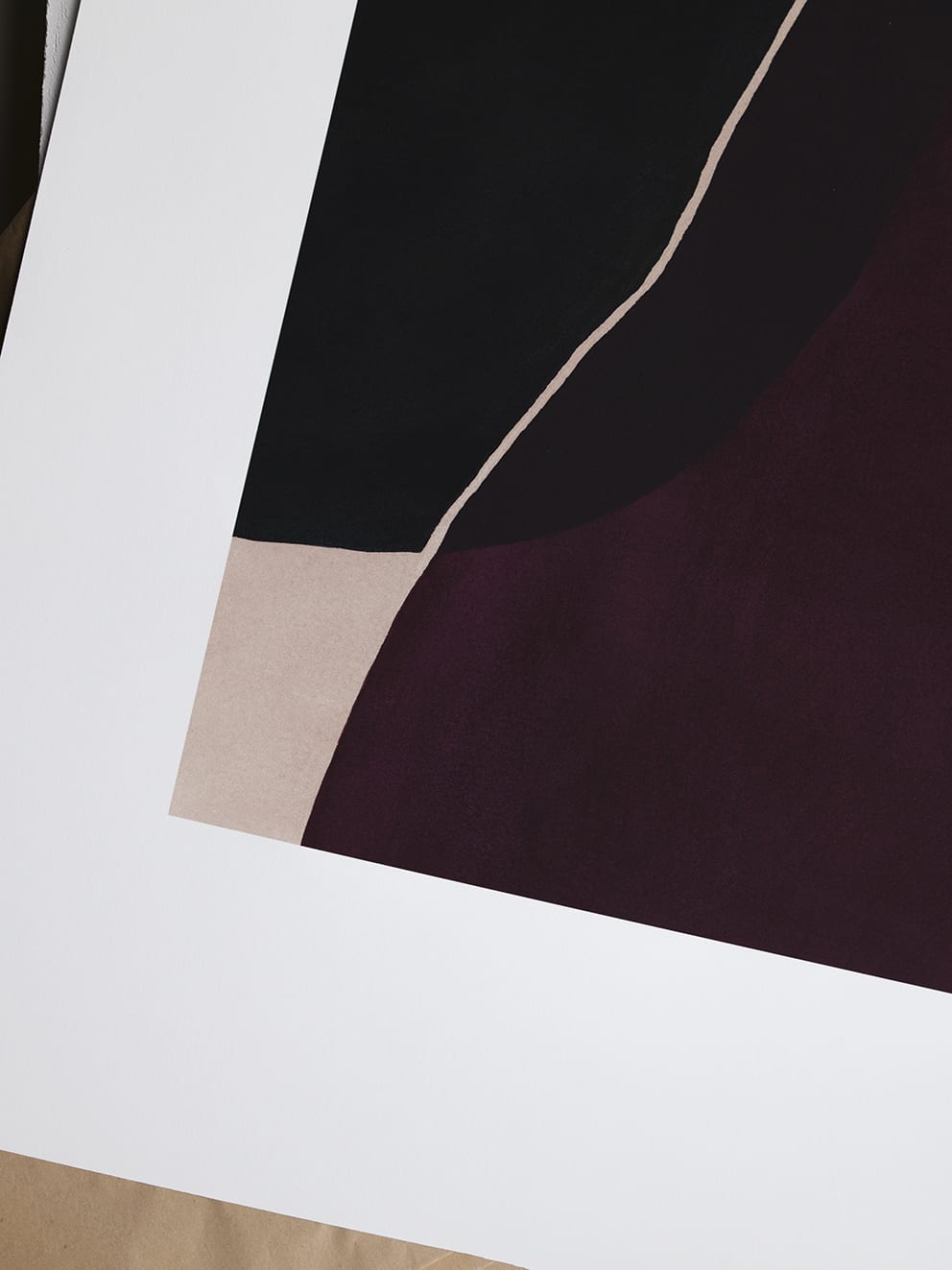 The Poster Club Tempset 01 Poster 30x40 cm beige schwarz