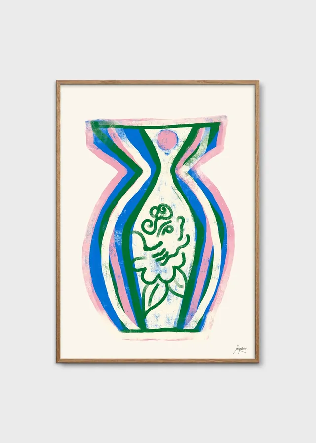 The Poster Club Art Prints Summer Vase 02 Poster 30x40 cm Vase