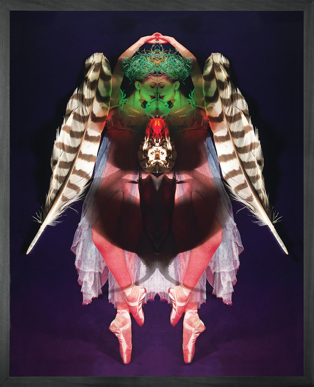 Mineheart Dancer's Metamorphosis Wandbild 40x50 Tänzerin
