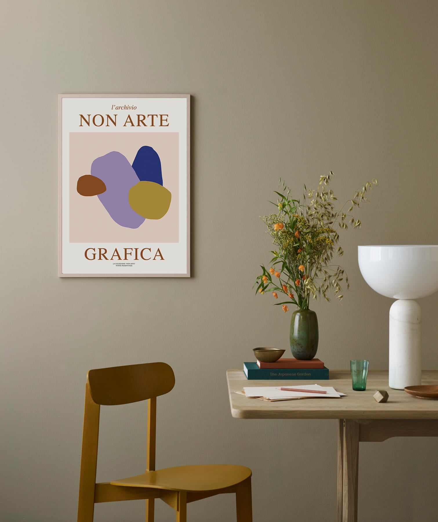 The Poster Club Non Arte Grafica 02 Kunstdruck 50x70 cm Rosa