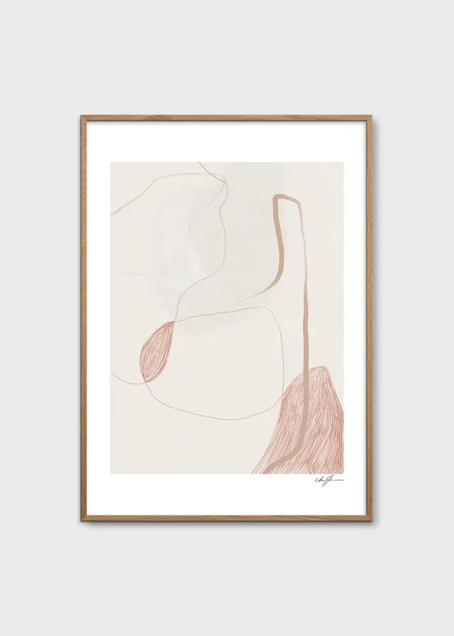 The Poster Club Art Prints Nipples Poster 30x40 cm rosa