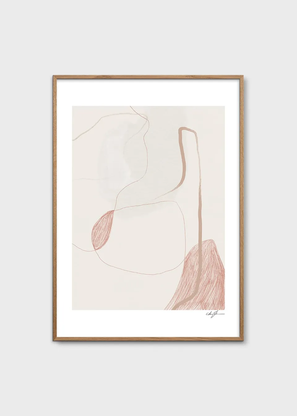 The Poster Club Art Prints Nipples Poster 30x40 cm rosa
