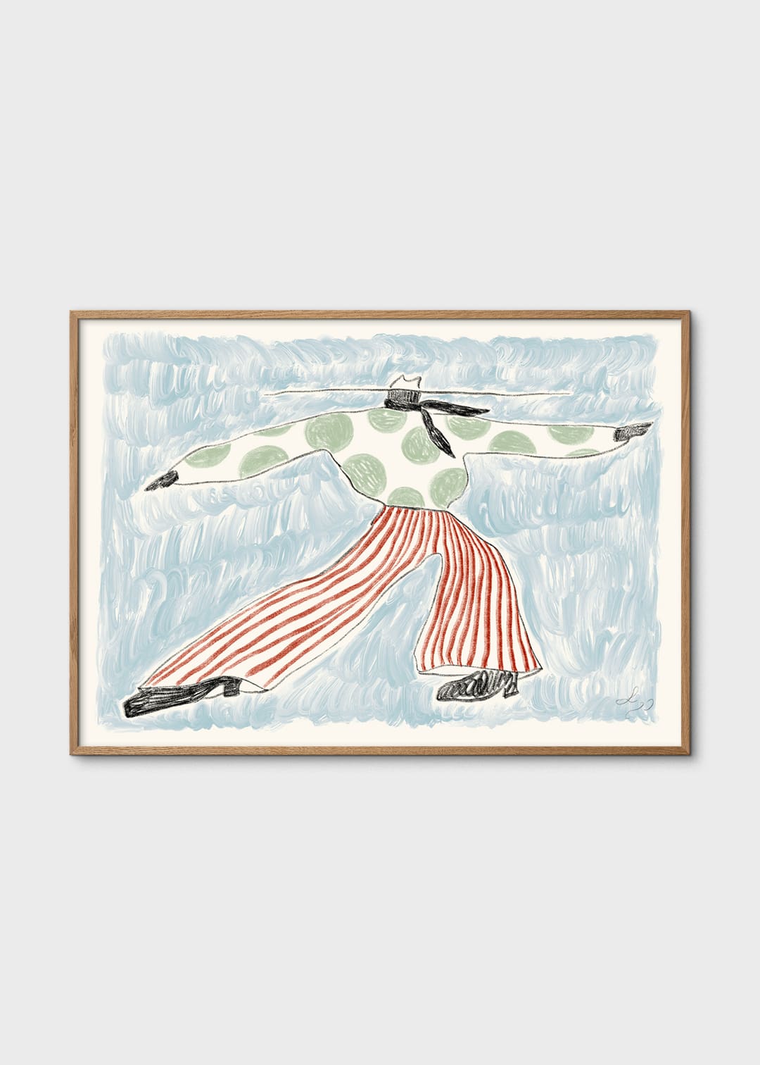 The Poster Club Art Prints Sam on the Hill Poster A4 Mint