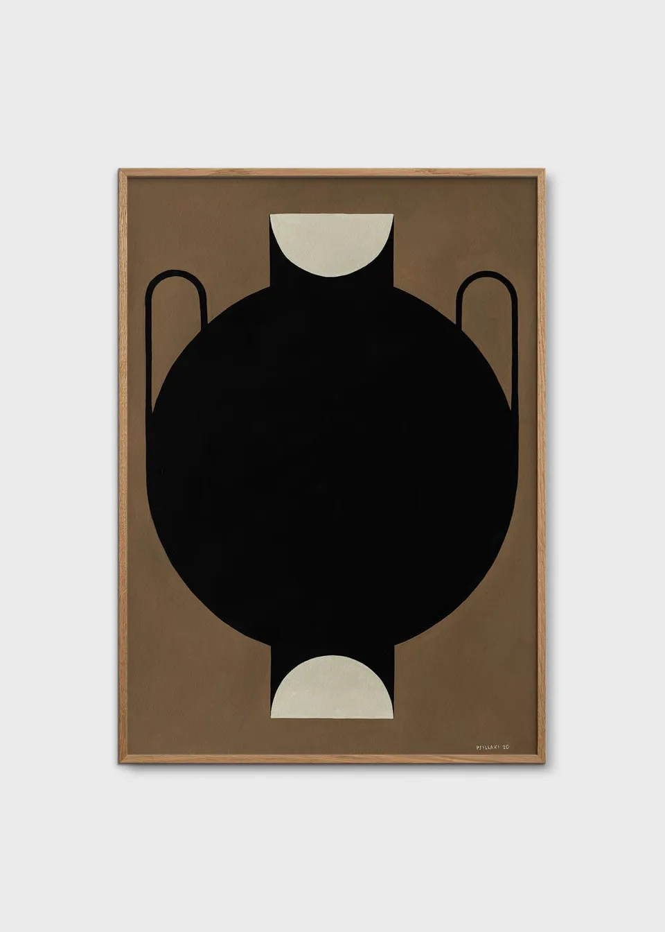 The Poster Club Art Prints Silhouette af a Vase 11 Poster 30x40 cm schwarz