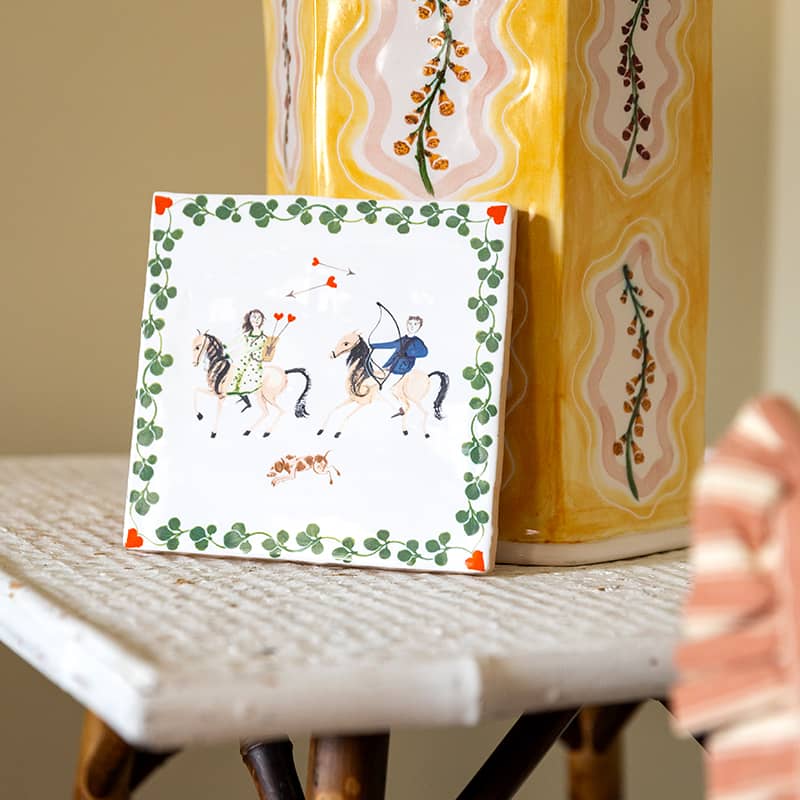 Storytiles Delft Blue Der Liebe Wandfliese Liebe Paar
