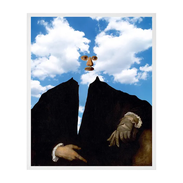 Mineheart Wall Art Man in the Clouds Poster 30x40cm Surreal