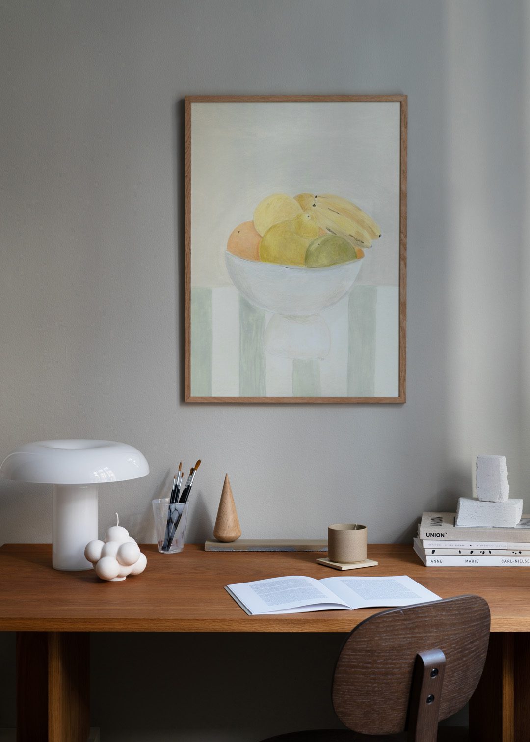 The Poster Club Still Life with Fruit Poster A4 grün