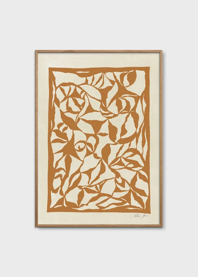 The Poster Club Magnolia No 02 Kunstdruck 30x40 braun
