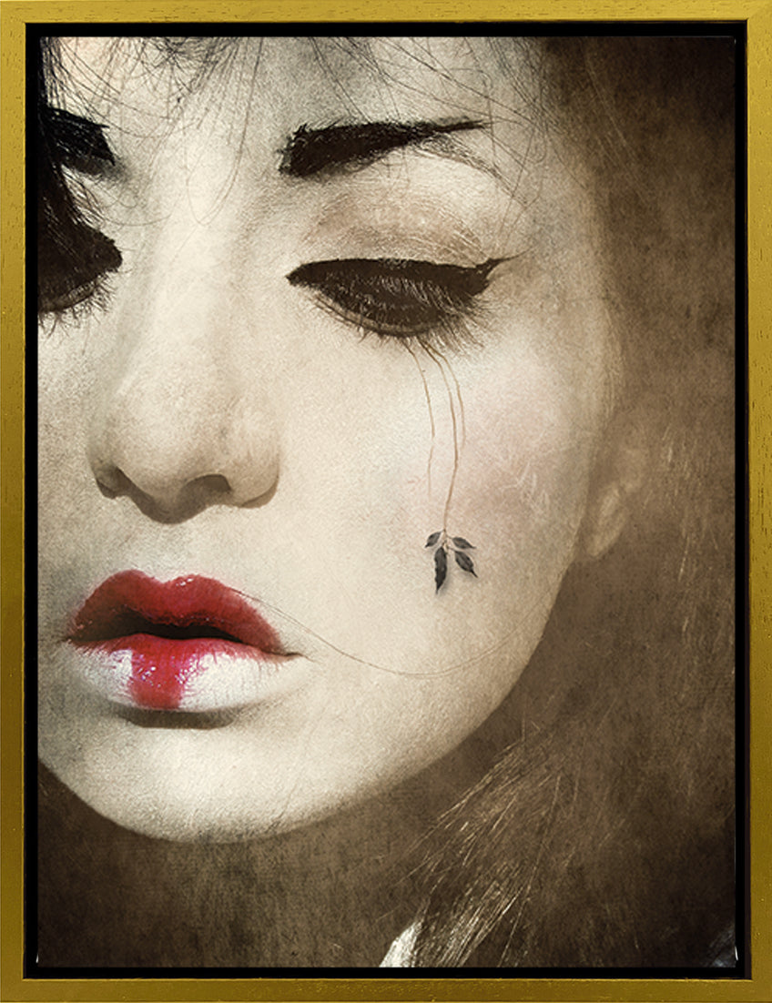 Mineheart Japanese Repose Leinwandbild 40 x 50 cm surreal