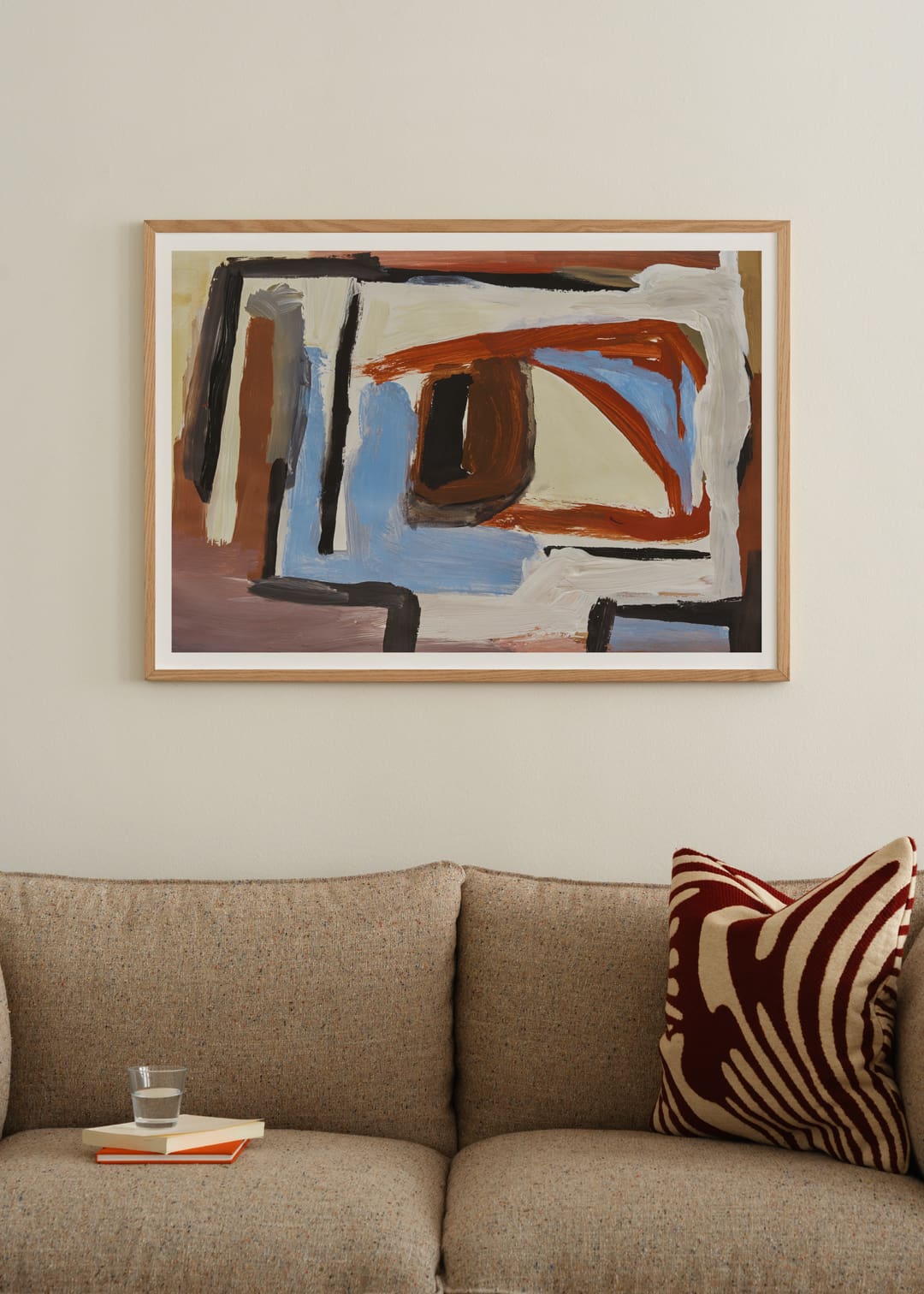The Poster Club View Poster 30x40 cm blau