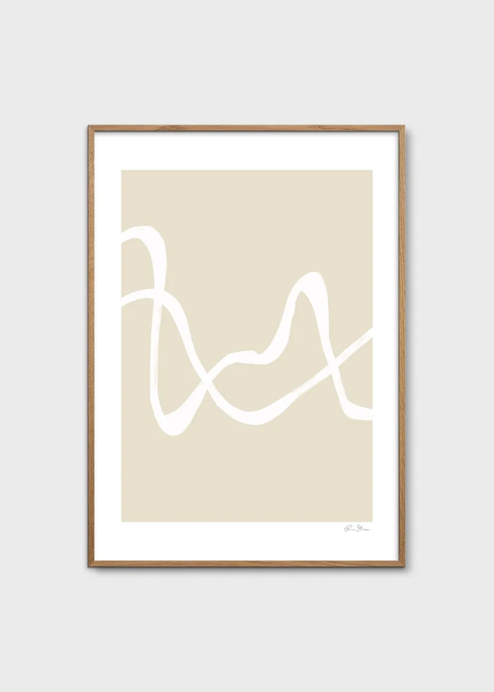 The Poster Club Composition 03 Poster 30x40 cm beige geometrisch