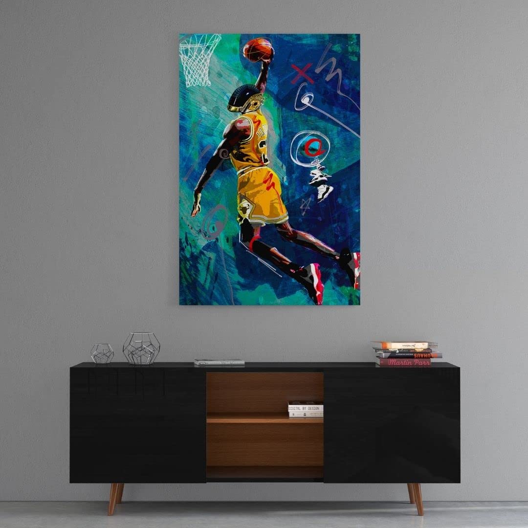 Hustling Sharks Wandbilder The Baller Wandbild 80x120 cm Pop-Art