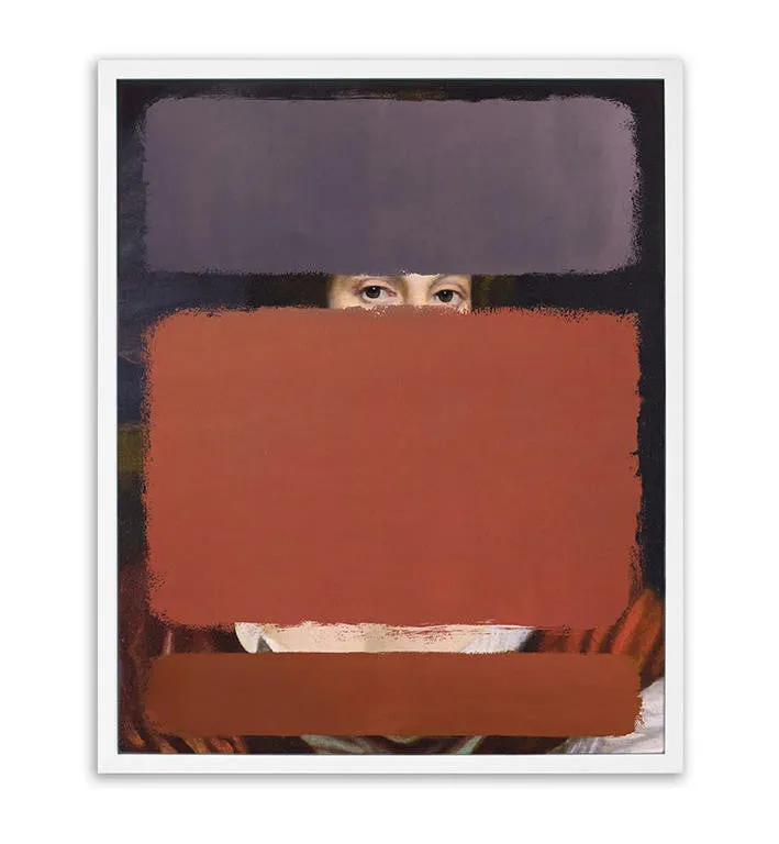 Mineheart Wall Art Colours Red Purple Kunstdruck Limitierte Edition