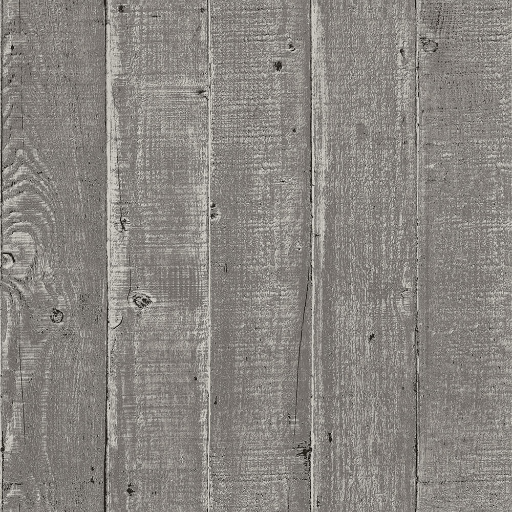 Mineheart Rustic Wood Tapete Holzoptik Grau 52cm x 10m