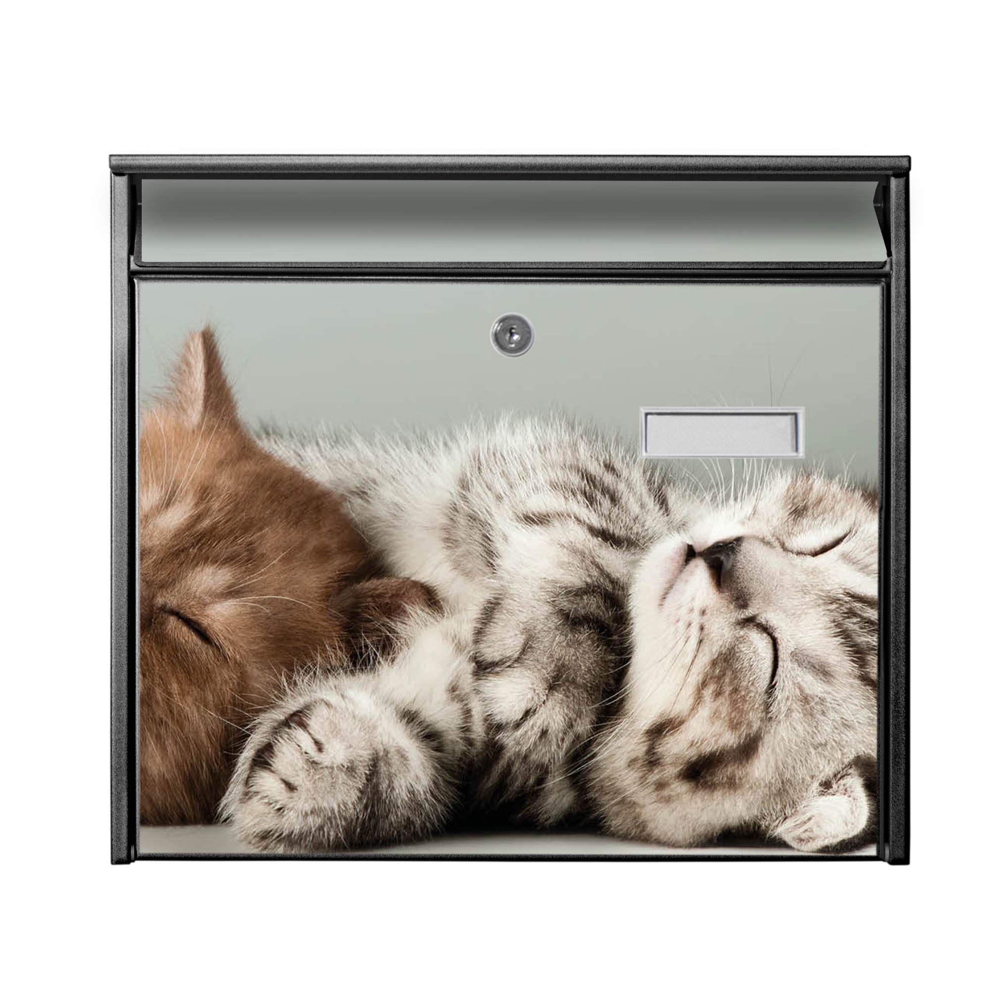 Banjado Briefkasten Mini und Jerry Briefkasten Schwarz A4