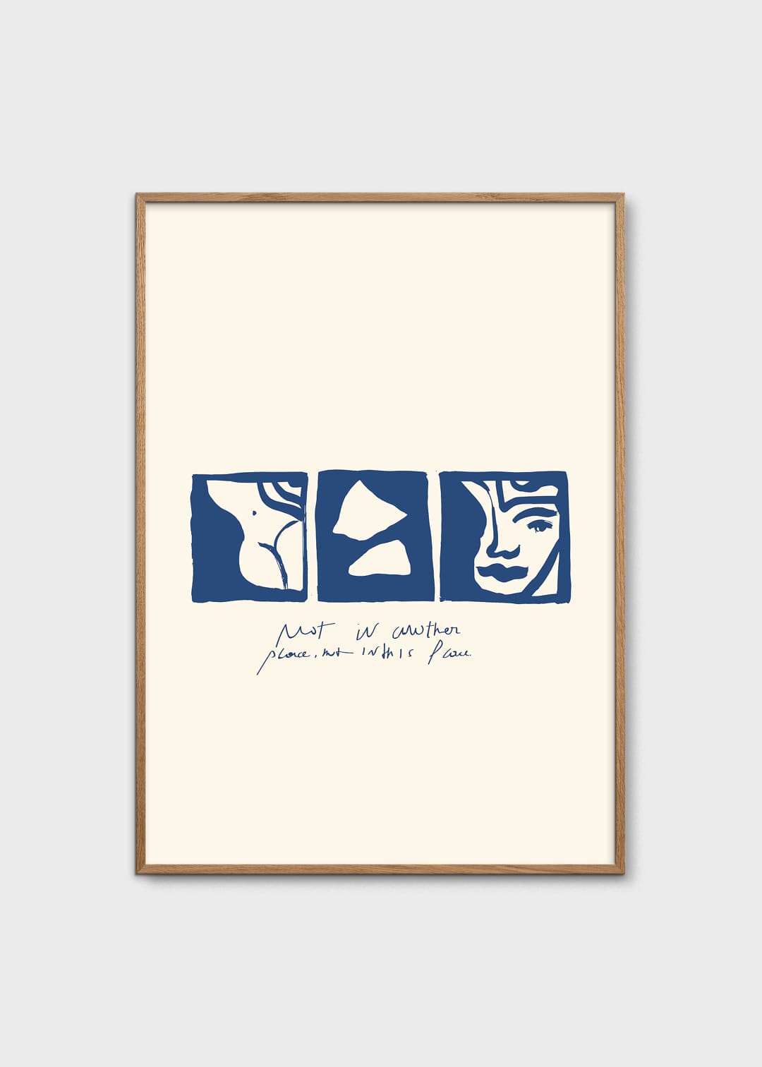 The Poster Club In This Place Poster 50x70cm beige