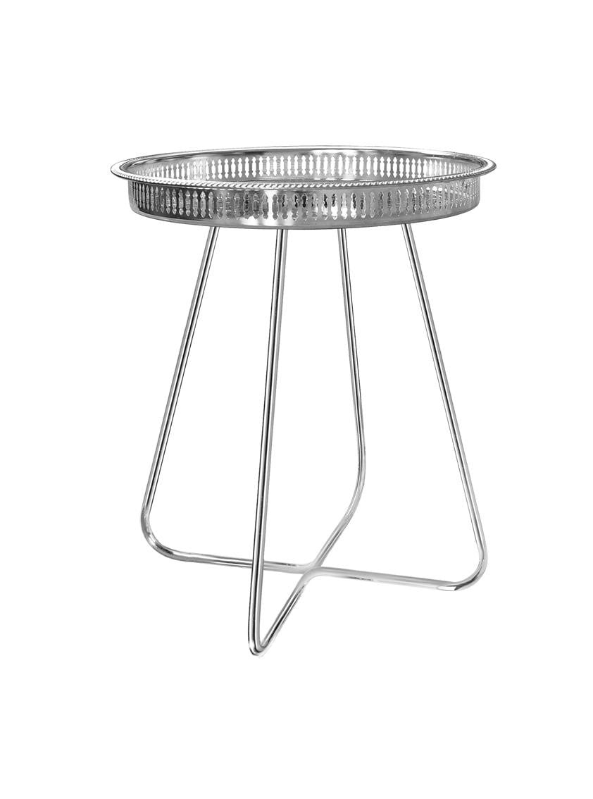 Mineheart Furniture Casablanca Tisch Silber Kurz 37 cm