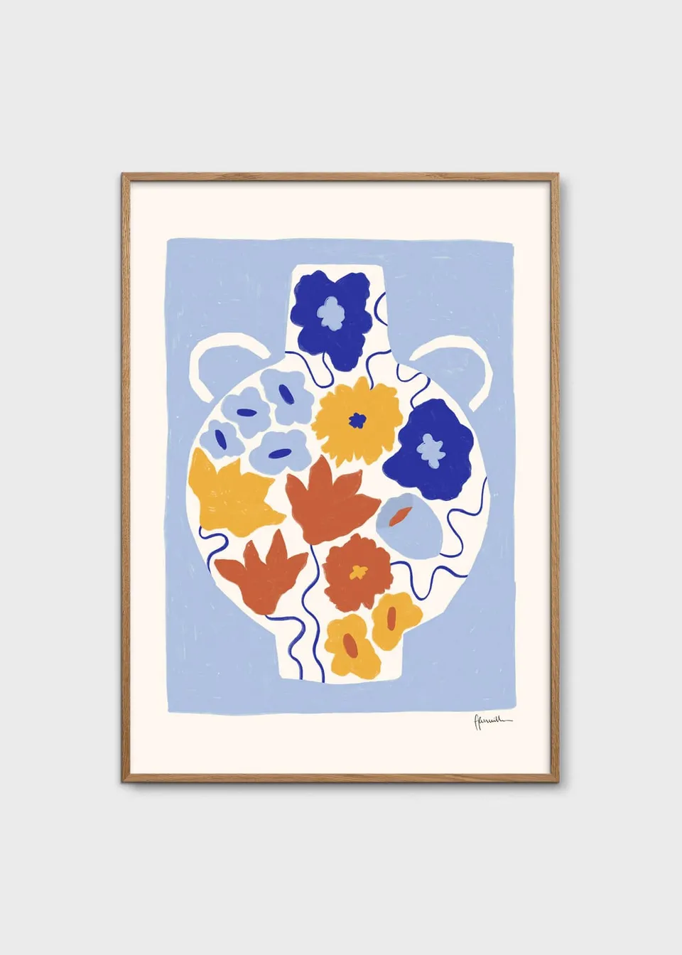 The Poster Club Flower Pot Poster 30x40 cm Blumen