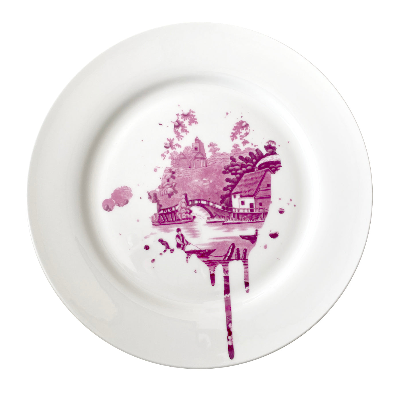 Mineheart Homeware Funky Undercover Antique Teller Klein 16,5 cm Weiß