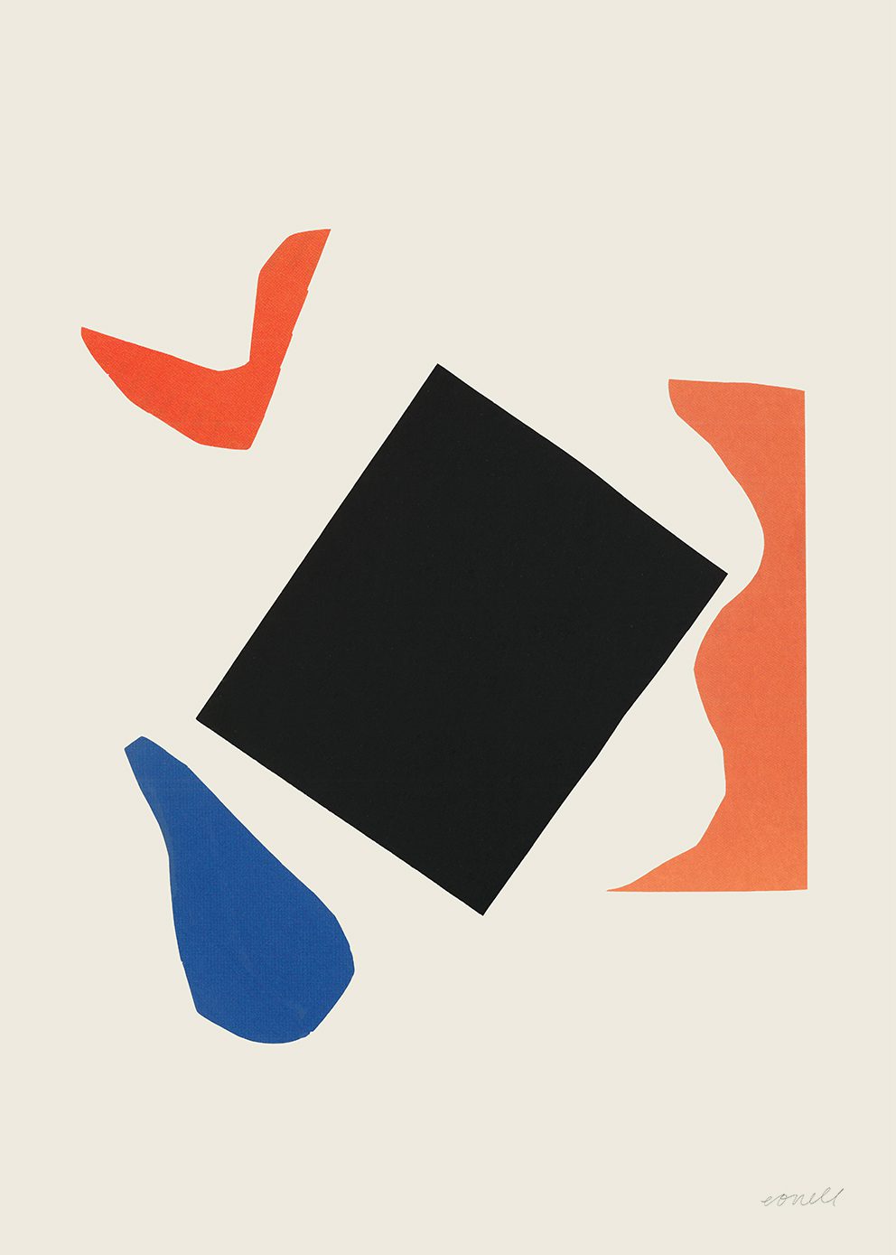The Poster Club Art Prints August Kunstdruck 30x40 geometrisch