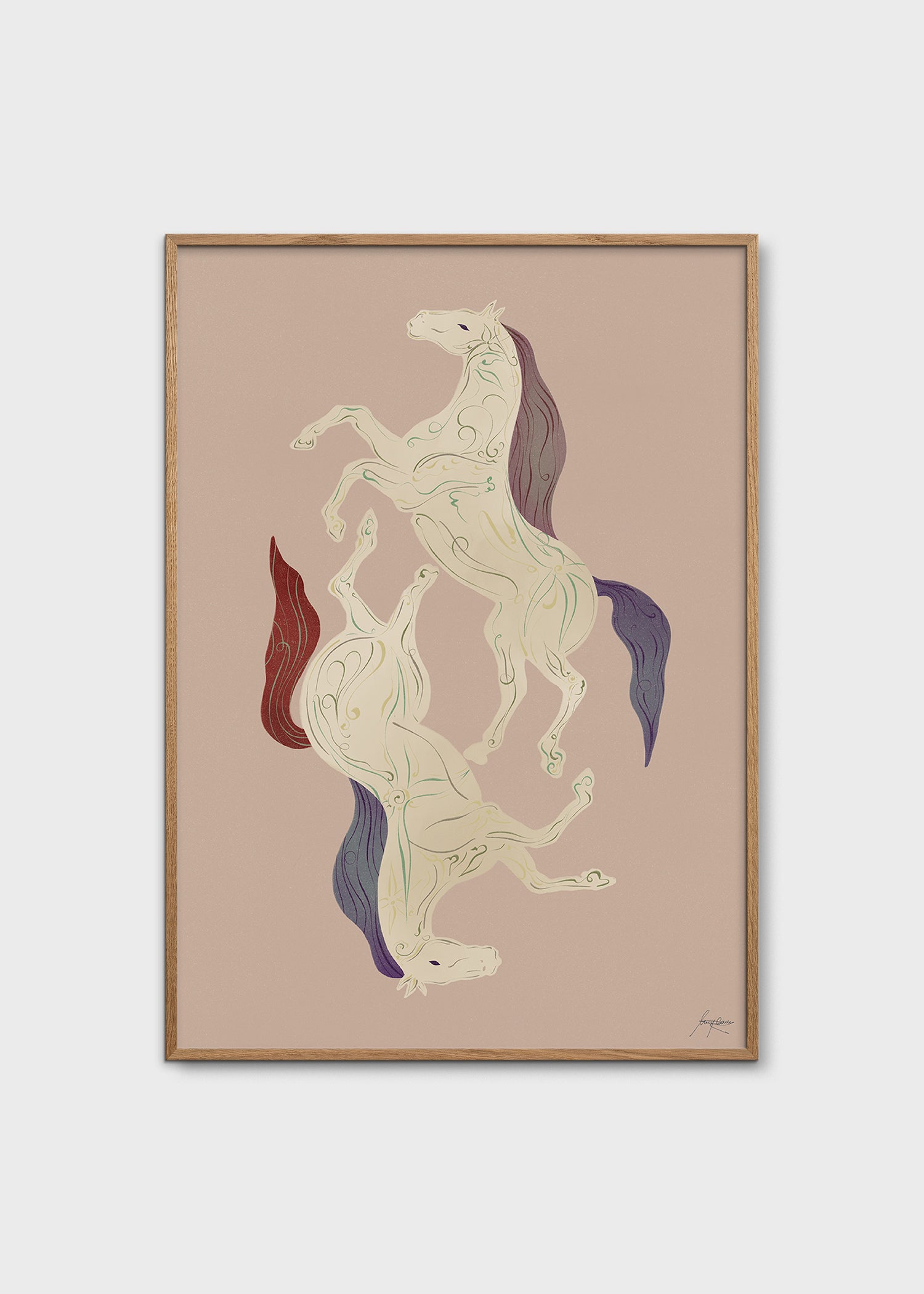 The Poster Club Dance of the Soul Poster 30x40 cm beige rosa