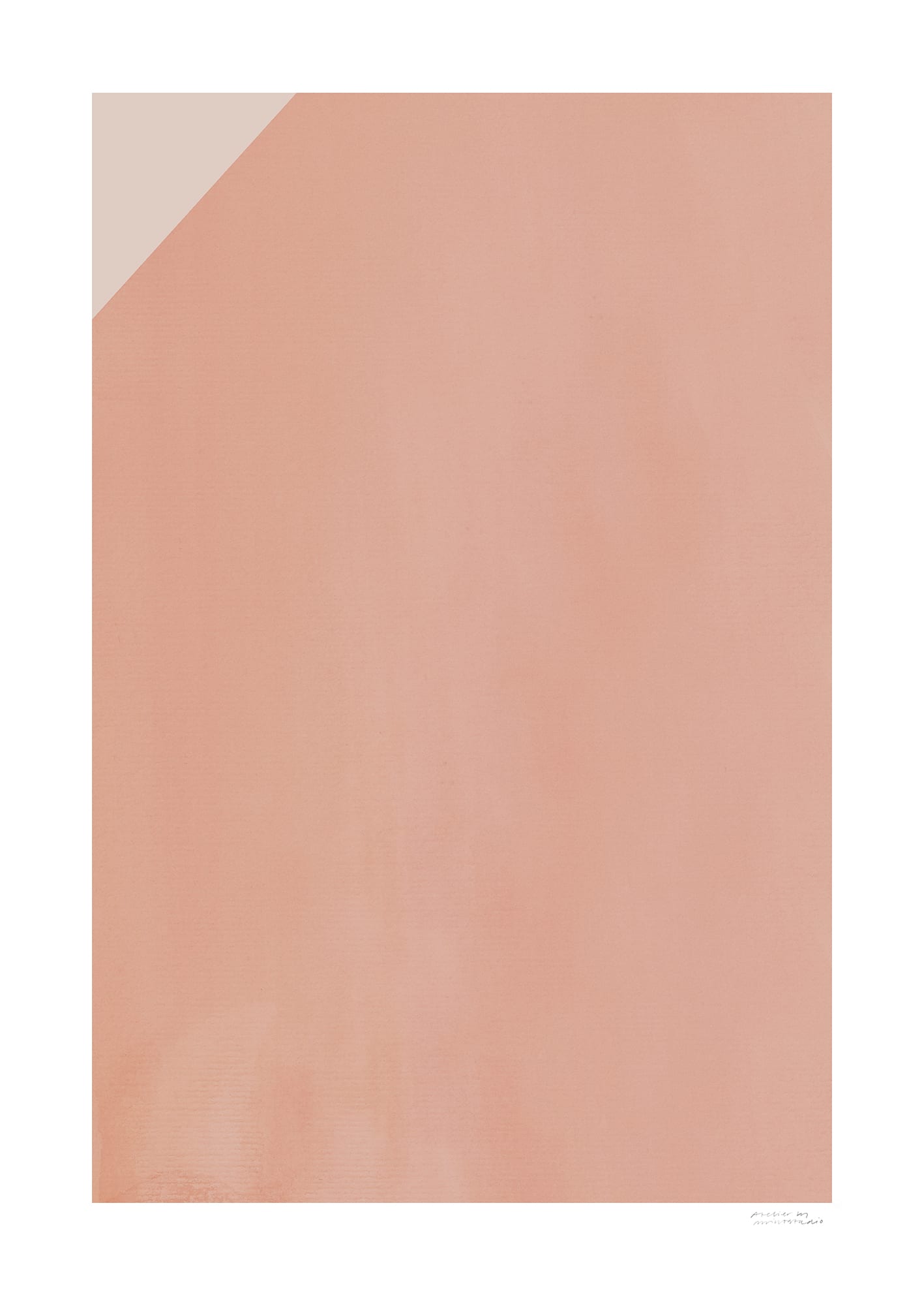 The Poster Club Art Prints E1027 No 03 Poster 30x40 cm rosa