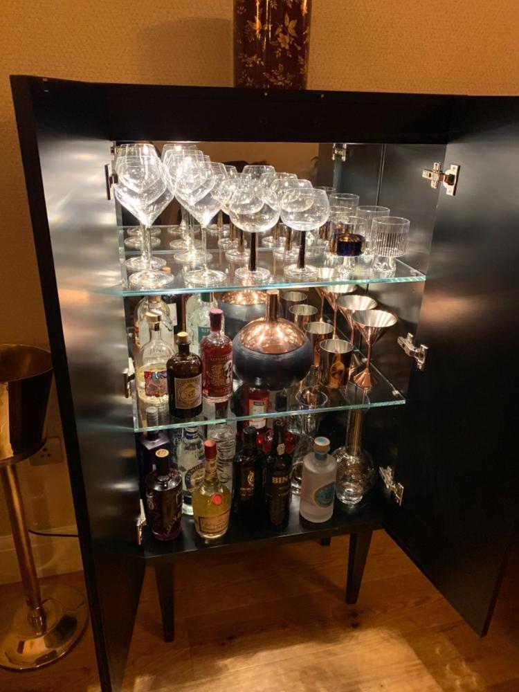 Mineheart Maria Cabinet Schrank schwarz 140 cm