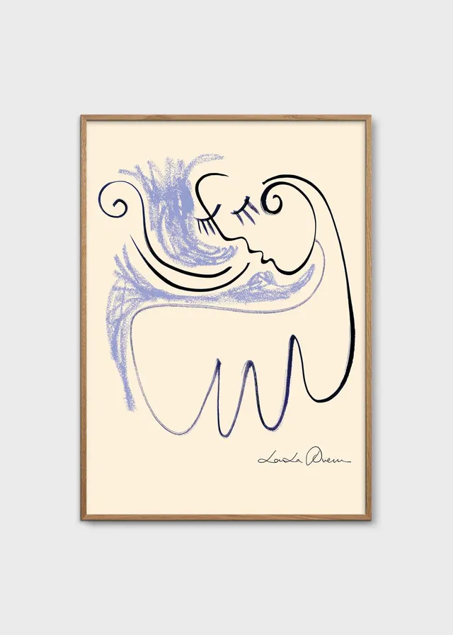 The Poster Club I'll Keep You Warm Kunstdruck A4 beige