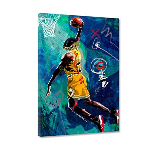Hustling Sharks Wandbilder The Baller Wandbild 80x120 cm Pop-Art