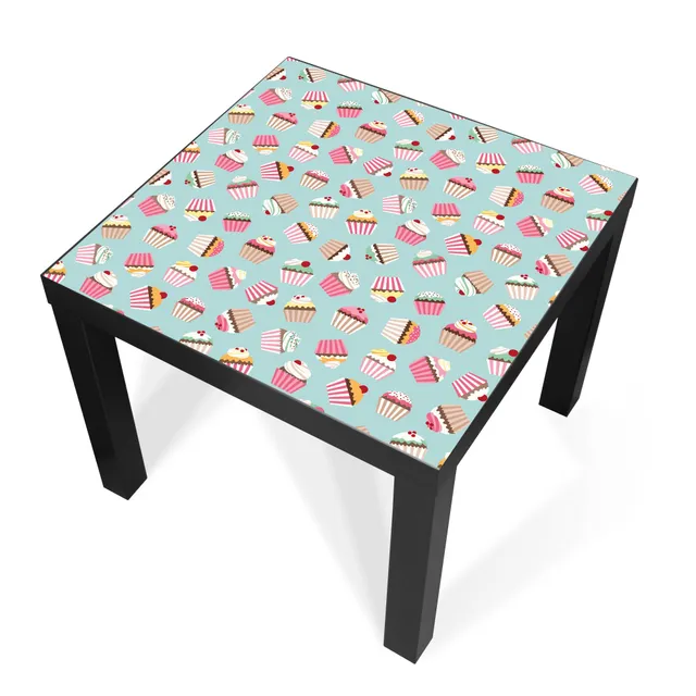 Banjado Möbelfolie Muffins Tischfolie 55x55 selbstklebend